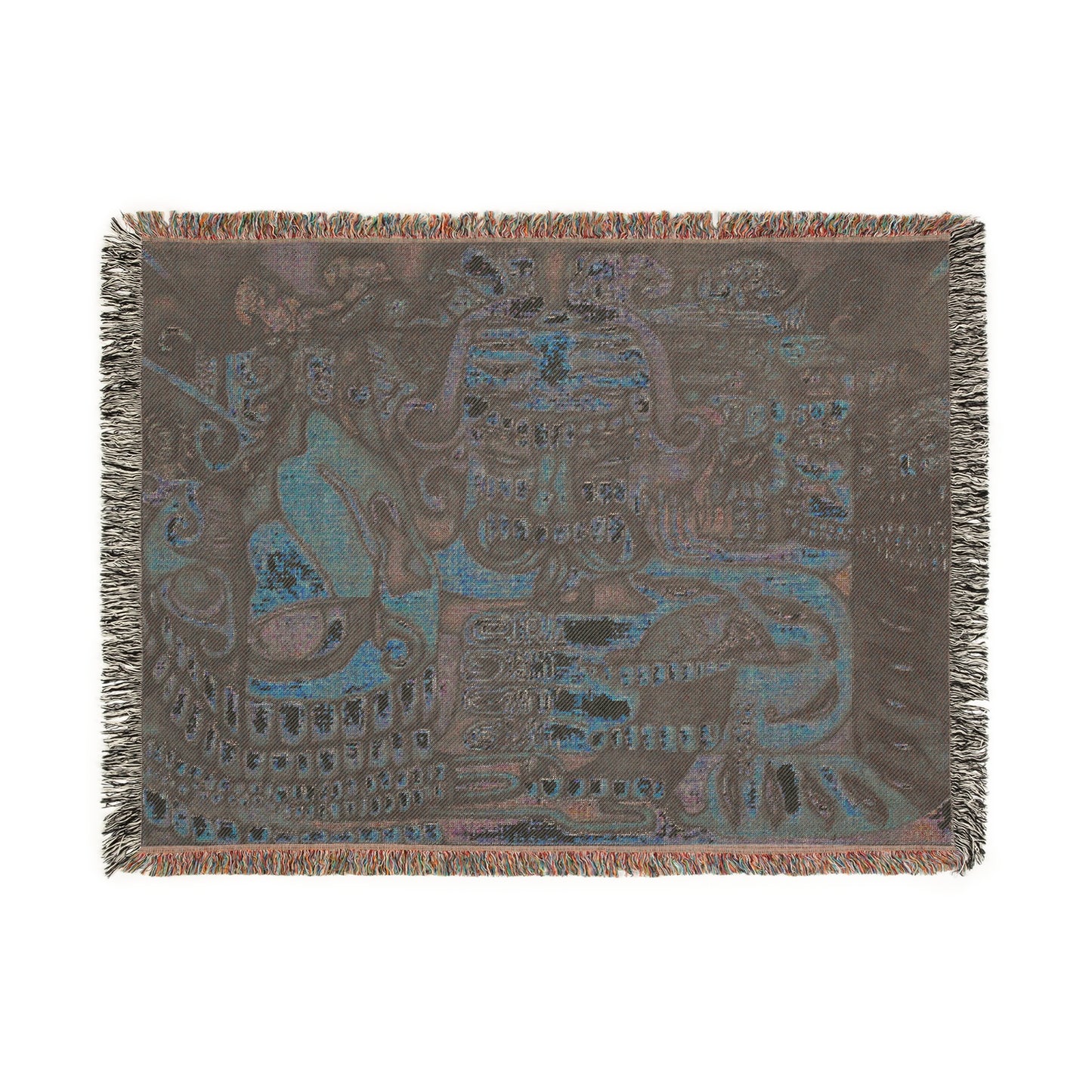 Blanket – 100% Woven Cotton | 'Esoteric Tapestries' Psychedelic Wall Hanging or Throw (52" x 37", 80" x 60")
