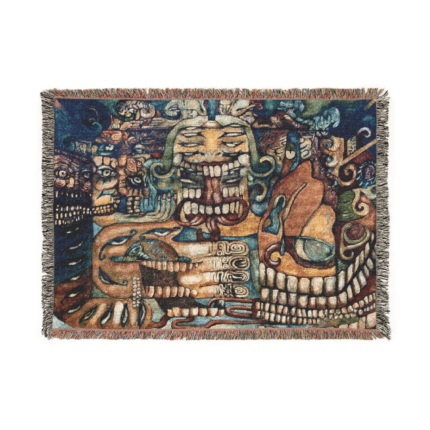 Blanket – 100% Woven Cotton | 'Esoteric Tapestries' Psychedelic Wall Hanging or Throw (52" x 37", 80" x 60")