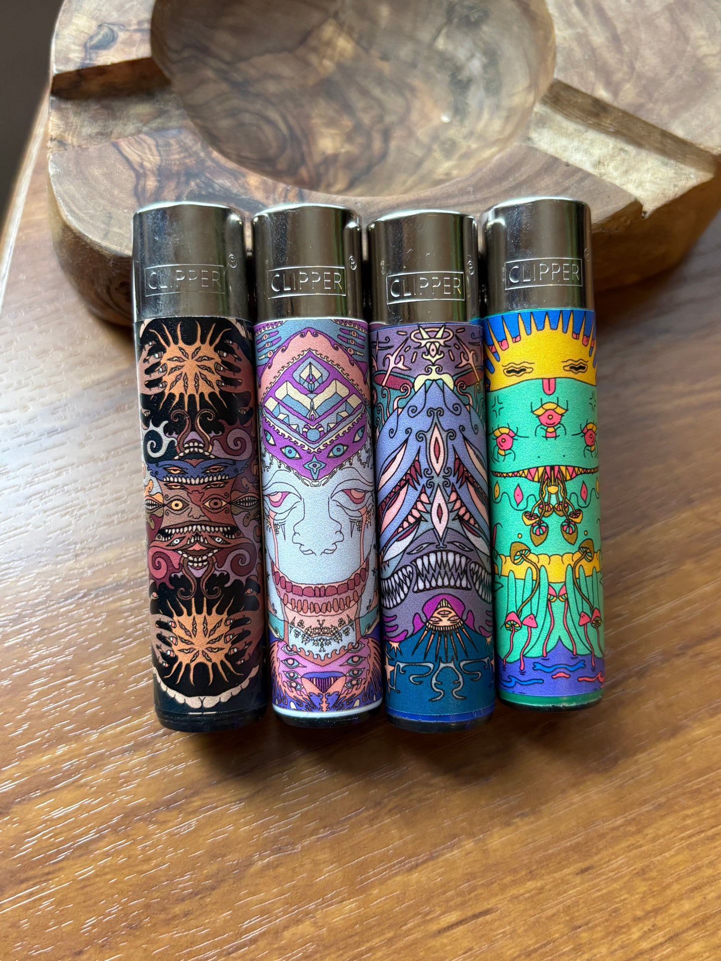 'Clipper' Lighters | Psychedelic entity series