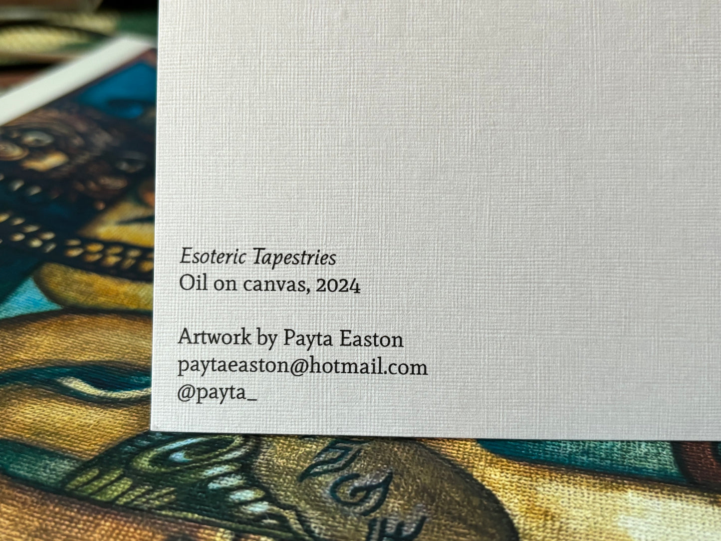 Artwork – Originals & Prints | "Esoteric Tapestries"