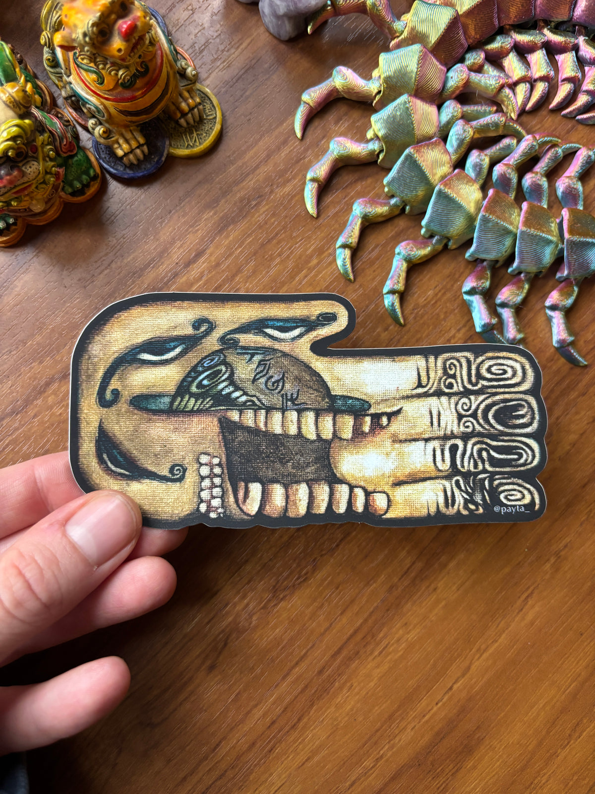 'Esoteric Tapestries' | Matte Vinyl Waterproof Sticker