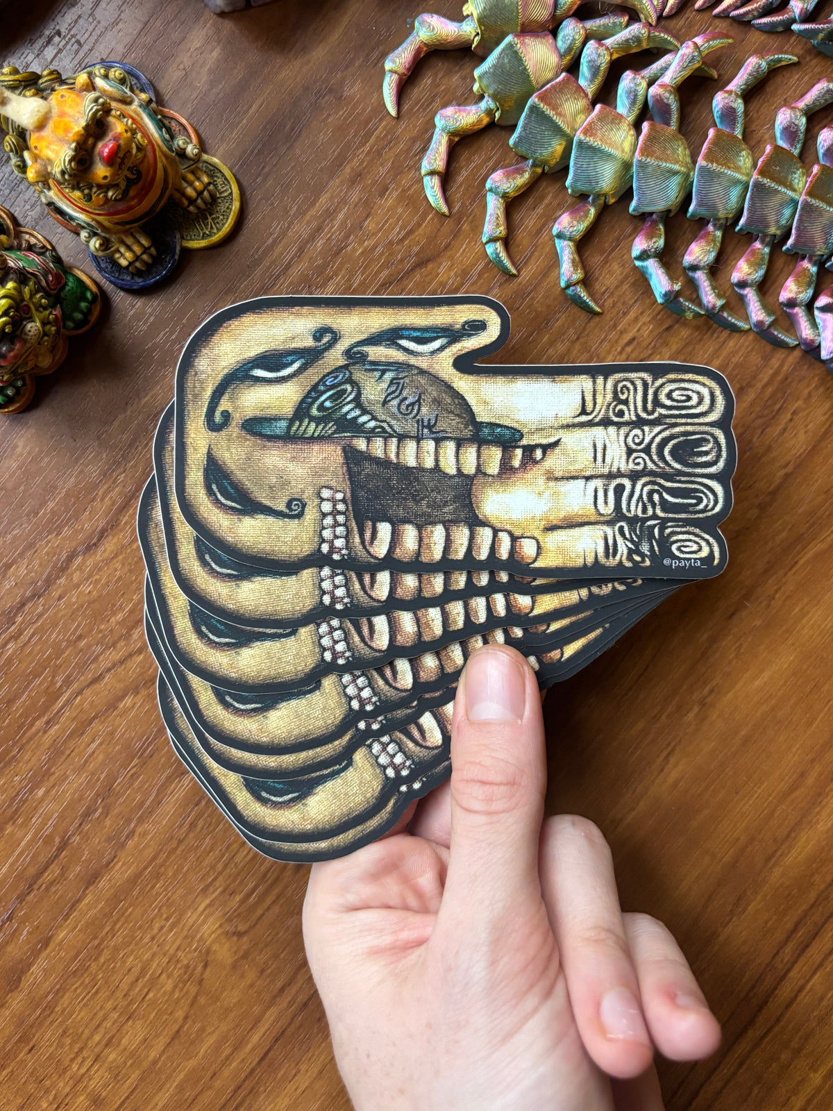 'Esoteric Tapestries' | Matte Vinyl Waterproof Sticker