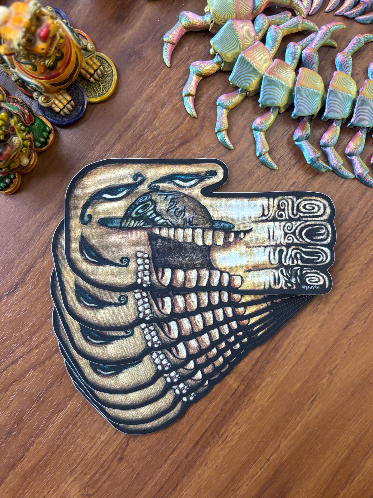 'Esoteric Tapestries' | Matte Vinyl Waterproof Sticker